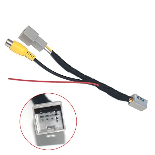 Image of 8 Pin Car Rear View Backup Reverse Camera Adapter RCA Cable for Mitsubishi Outlander ASX GF GG ZJ 2013-2020 Original Factory Screen Video Input