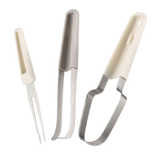 SOLUSTRE Ergonomic Watermelon Slicer Multi-functional Melon Cutter Steel Fork Compact Slicer for Home