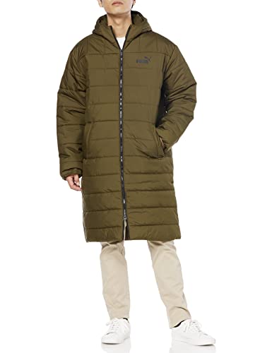 [プーマ] 蓄熱 防風 防水 アウター ブルゾン ESS+ パデッドコート672446 メンズ 22年秋冬カラー ディープ オリーブ(62) XXL