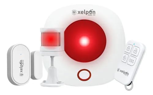 Kit Sistema Alarme Residencial Inteligente Wifi Sirene Alexa
