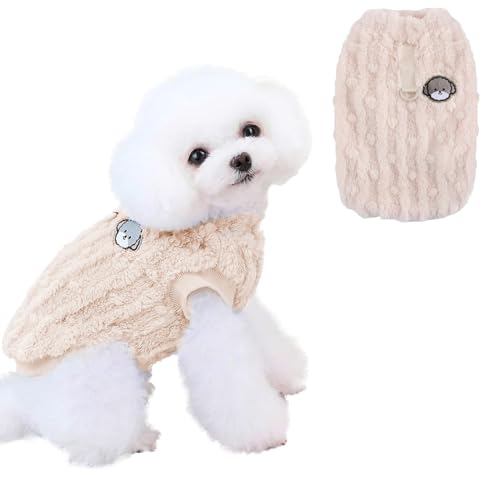 ACTOYS Jersey para Perros, Sudadera Perro, Jersey Perro Pequeño, Ropa para Perros, Suéter para Mascotas, Suéter de Felpa para Mascotas para Perros y Gatos Medianos Pequeños
