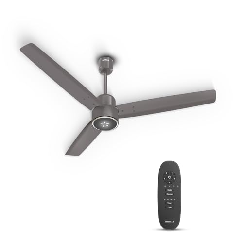 Havells FAB BLDC ULED Ceiling Fan 1200mm, 5 star, LED Speed Indicator, 380 RPM, Up to 65%...