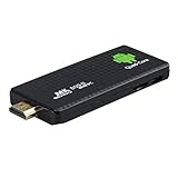 MK809 III Mini-PC Android 5.1.1 TV-Stick Dongle, RK3229 Quad-Core 1,5 GHz, 2 GB RAM, 16 GB ROM, OTG, HDMI, WiFi, Host, Bluetooth (Schwarz)