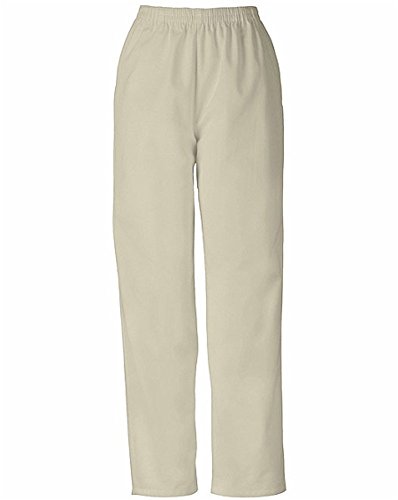 Cherokee Women's Workwear Scrubs Pull-On Pant, Khaki, Large