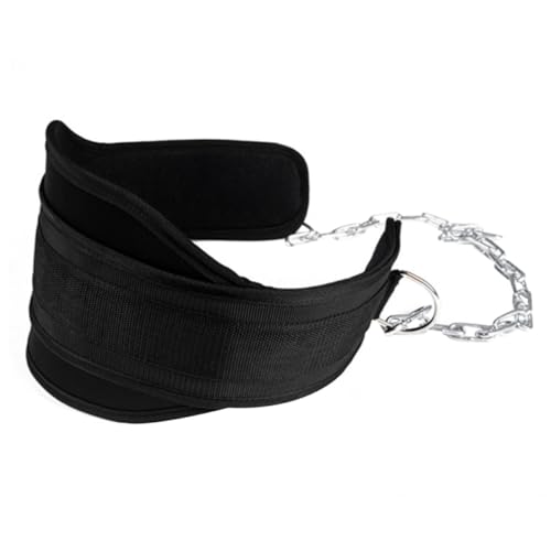 WEKAMOS Cinturón Soporte Lumbar de Resistencia al Ejercicio de Nylon y Fortalecimiento Muscular para Levantamiento de Pesas para Hombres y Mujeres en Gimnasio
