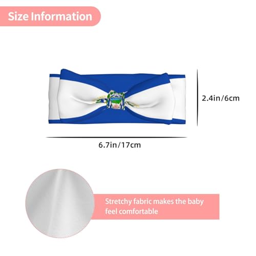 FoRes El Salvador Baby Bow Headband â€“ Cute & Delicate Hair Accessories for Newborns, Infants, Toddlers â€“ Skin-friendly Hairband3