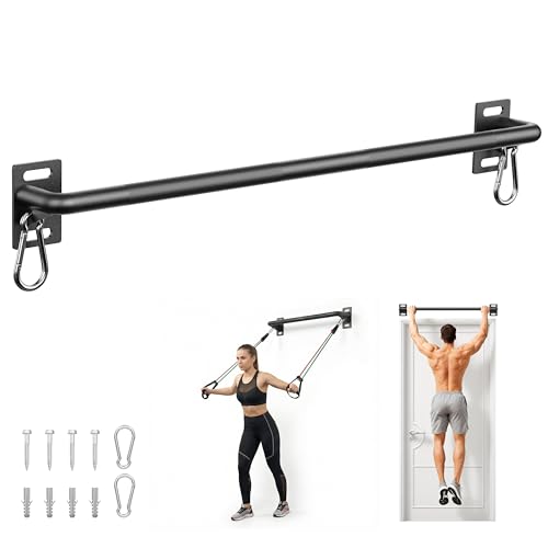Image of HANDBODE Wall Mounted Pull Up Bar for Doorway, 52'' /36'' Chin Up Bar
