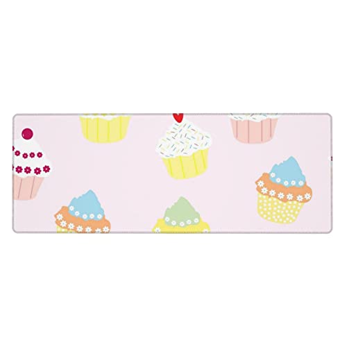 Tapis de souris cupcake facile à nettoyer pour bureau propre sans taches