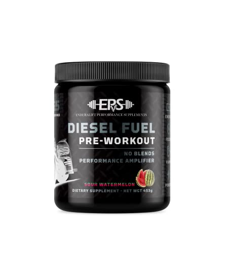 Eps - Enduralift Performance Supplements: Diesel Fuel Pre-Workout Powder (Sour Watermelon)| 25 Servings #TOP30