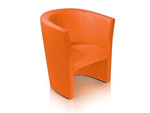 Moebel-Eins Charly Cocktailsessel Orange Design