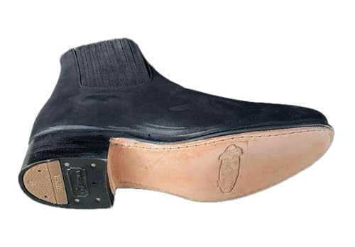 Dona Michi Men's Western Cowboy Leather Vaquero Chelsea Half boot Bootie botin Charro4