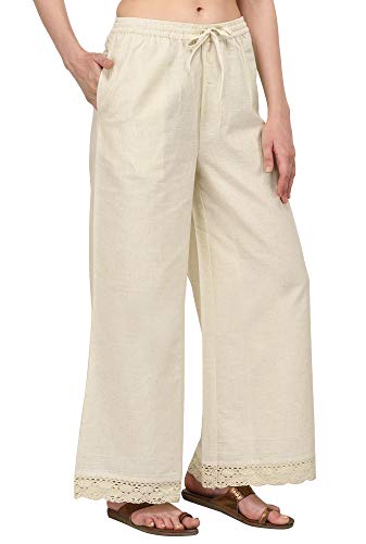 Image of Pistaa's Women's Regular Fit High Rise Palazzo