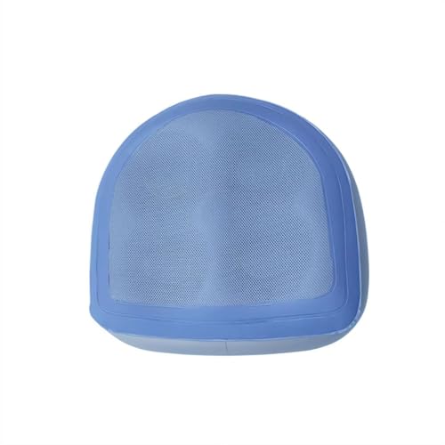 Asiento inflable portátil para bañera de hidromasaje para adultos, silla elevadora plegable y ligera con soporte ergonómico para la espalda, cojín impermeable de PVC para jacuzzis inflables, camping