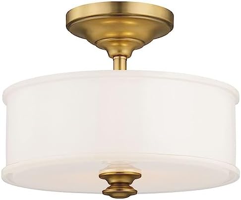 Minka Lavery 4172-249 2 Light Semi-Flush Ceiling Fixture