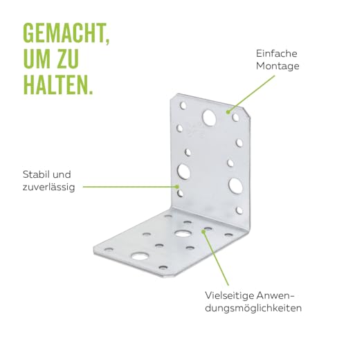 Équerre d'assemblage en acier de 90 mm pour stopper le grincement et stabiliser vos meubles