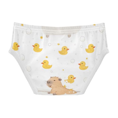 Wusikd Cute Capybara Boys' Underwear Cotton Ducks Boys Briefs Soft Toddler Underwear 2T2