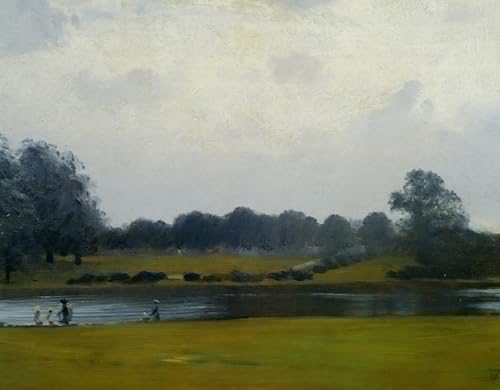 Peinture sur toile Le Serpentine Hyde Park d'artiste