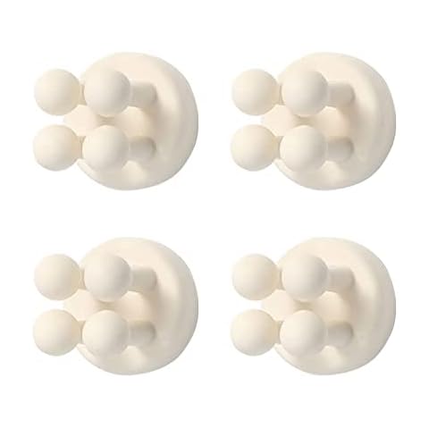 Multifunctional wall mounted silicone storage bracket, wet-free non-marking, strong adhesive hook, four-legged clip, soft silicone storage shelf Cover