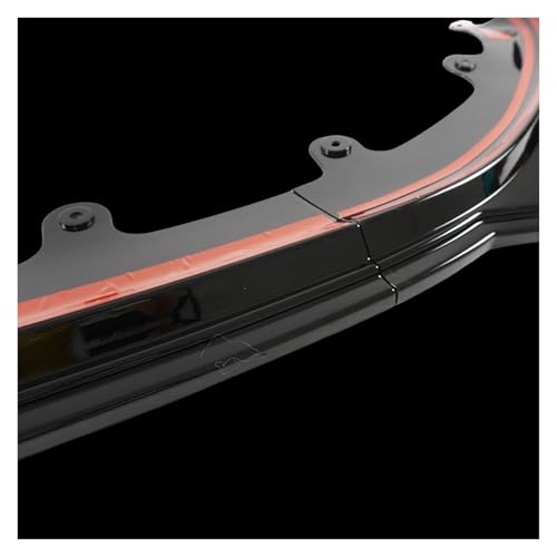 Alerón de labio de parachoques delantero protector para Tesla Model Y 2025 7