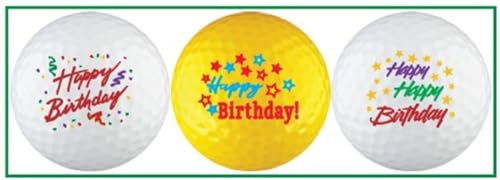 EnjoyLife Inc Happy Birthday Variety Golf Ball Gift Set