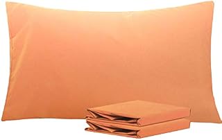 NTBAY 4 Pack 100% Brushed Microfiber Plain Pillowcases, 1800 Super Soft and Cozy, Wrinkle, Fade, Stain Resistant with Envelope Closure Bed Pillow Cases, 50x75 cm, Navy