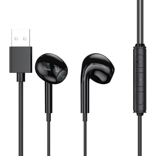 USB Earphones with Microphone for PC, USB Computer Headphone with Mic Wired USB Headset Lightweight Magnetic in-Ear Headphone Noise Isolation Headset for Laptop Business Office Live Broadcast Gaming USB Earphones with Microphone for PC, USB Computer Headphone with Mic Wired USB Headset Lightweight Magnetic in-Ear Headphone Noise Isolation Headset for Laptop Business Office Live Broadcast Gaming