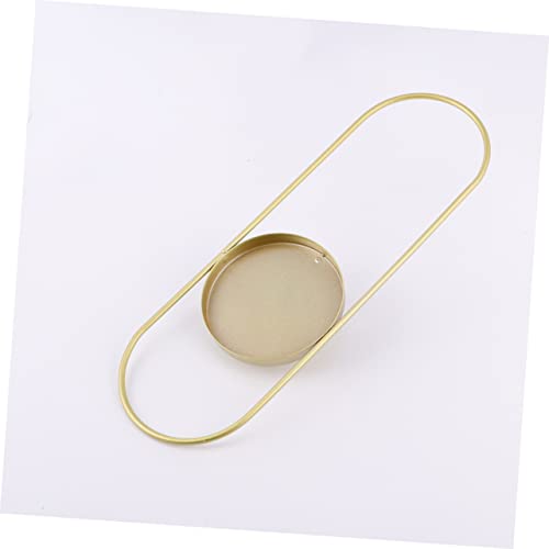 Alipis Oval Candle Vessel Flower Arranger Round Circle e Candles Dollhouse Miniature Stool Wall Sconce Candle Holder Wall Lamp Candle Holders Candle Holder for Wall Hanging Decorations