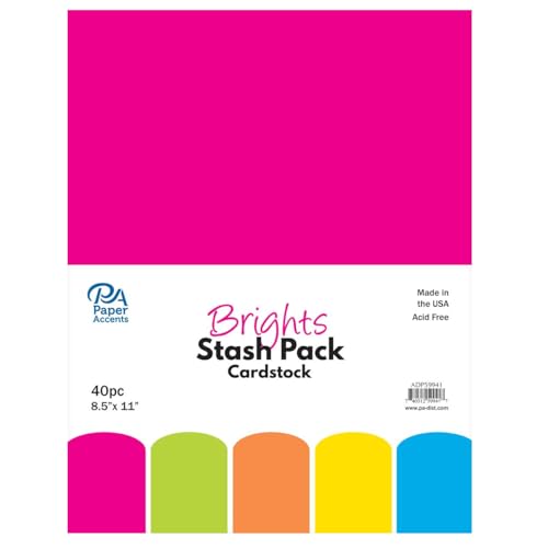 Stash Pack 8.5x11 40pc Brights