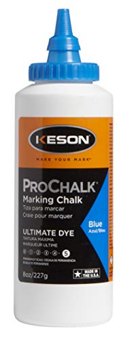 Marking Chalk Refill, Blue, 8 Oz