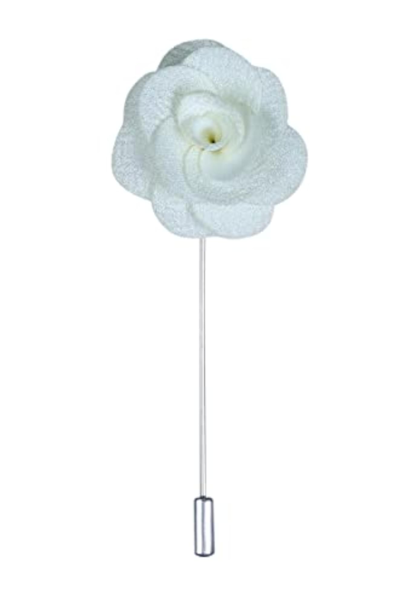 Men's Petal Flower Brooch Lapel Pin, Elegant Floral Accessory