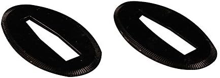 Miniatura 3 de Espaciador de latón Seppa negro 2 piezas para mantenimiento de espadas samuráis japonesas