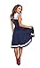 Dreamgirl Women's All Aboard Costume, Blue/White, Large