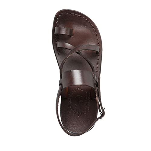 Bethany - Leather Cross Strap Sandal - Womens Sandals3