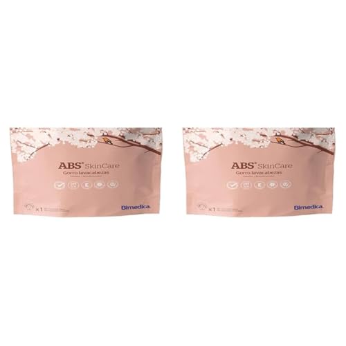 Bimedica ABS SkinCare Gorro lavacabezas sin agua, 1.0 unidad (Paquete de 2)