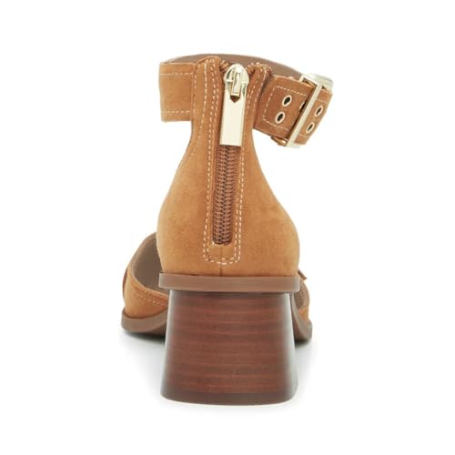 YDN Women's Pointed Toe D'Orsay Pumps Chunky Block Low Heels Buckled Style Ankle Strap Sandals Shoes for Daily Wear Party Dressy Size 4-16 US2