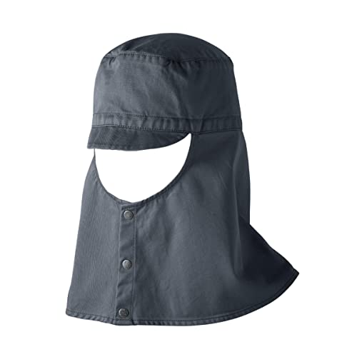 中国産業 溶接帽子ショート 灰 XL #770007-05-XL