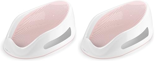 Angelcare Baby Bath Support (Pink) | Ideal for Babies Less Than 6 Months Old (Pack of 2)