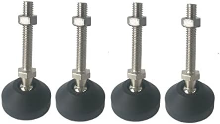KETTEL 4-Piece Leveling Feet, Adjustable Furniture Levelers, Nylon Leveling Feet, Non-Slip Furniture Threaded Feet (Color : D60*M24*100MM)
