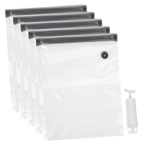 Alipis Family Use Food Sealer Bags Portable Vacuum Pouches for Outdoor Travel