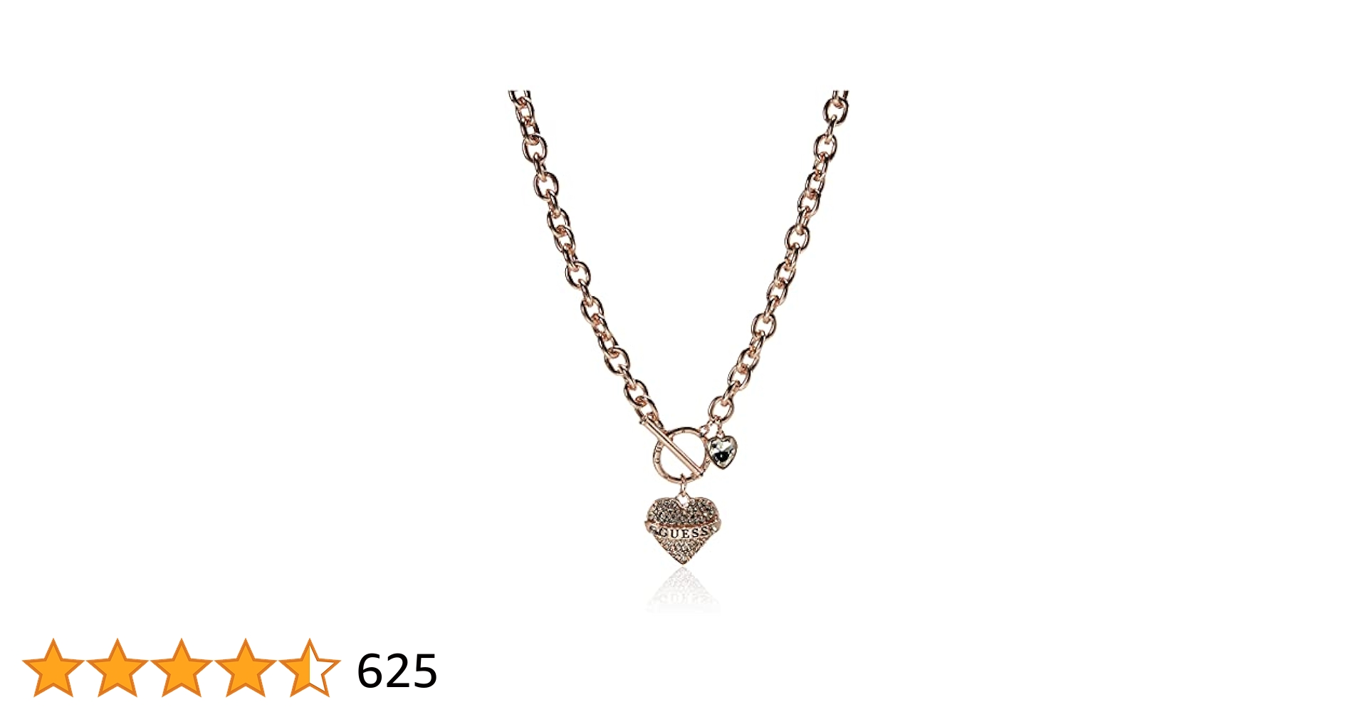 【GUESS】フレーム ハート トグル ネックレス★ GUESS】フレーム ハート トグル ネックレス☆ (Guess/ネックレス