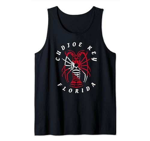 Cudjoe Key Florida Keys Spiny Lobster Lobstering Diving Tank Top