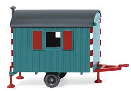 Preisvergleich Produktbild Wiking H0 WI Bauwagen - wasserblau