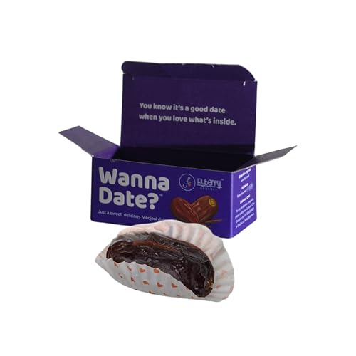 Image of Flyberry Gourmet Super Jumbo Medjoul /Medjool Dates - 1kg (Pack of 40) | 100% Natural | Rich in Calcium, Iron and Potassium | Instant Energy