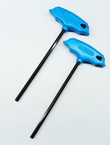 4 MECH 6mm x 2 T-Type Allen Key, Hardened and Tempered, Professional Quality, Home and Professional use, Multipurpose, Anti Rust Properties
