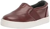 LONDON FOG Kid's Toddler Bakewell Slip-On Casual Shoe Canvas Sneaker Brown 9