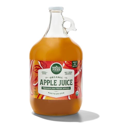 Whole Foods Market, Organic Apple Juice, 96 Fl Oz