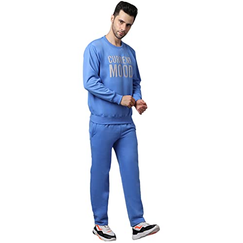 Image of Mack Jonney Fleece Printed Tracksuit Co-ord Set for Men-SW 44 LOWER 02-P