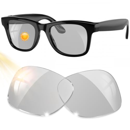 Image of Replacement Lenses for Ray-Ban Meta Smart Glasses Gen 2 /1 /Wayfarer RW4006 /4008 /RW4012, 53mm Large /50mm Regular, Anti-Scratch