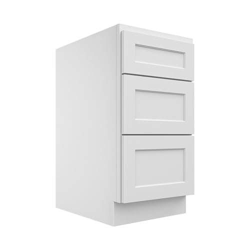 Best Finish for Inside Kitchen Drawers: Durable and Stylish Options Reviewed 4 Lieeres Kitchen Base Cabinets, Base Cabinet with Drawers, RTA Cabinet, Unassembled, Shaker Style, Full Overlay for Kitchen, Laundry Room and More (White, 15