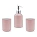 Produktbild Bad-Accessoires-Set, 3-tlg., Keramik, rosé